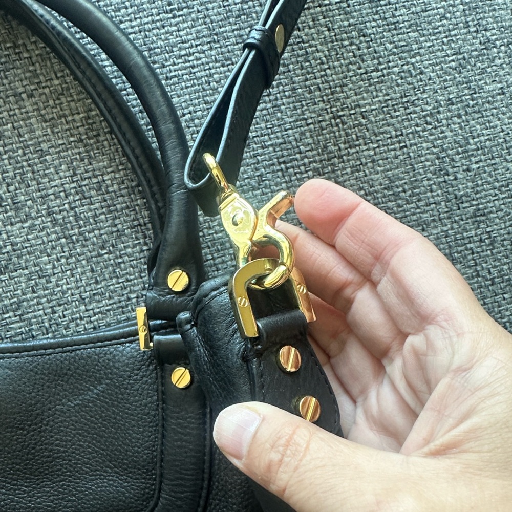 TORY BURCH Black Leather Handbag - Picture 9 of 16